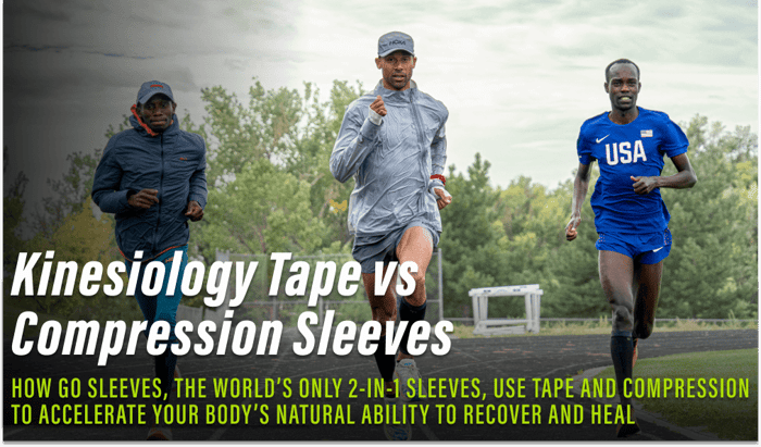 Kinesiology Tape vs. Compression Sleeves - Runners