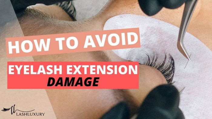 Damaged Eyelashes From Extensions - Avoid and Fix Damaged Eyelashes