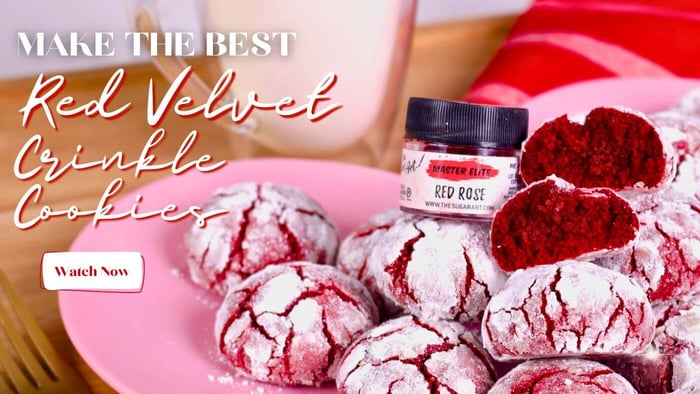 Red Velvet Crinkle Cookies Recipe