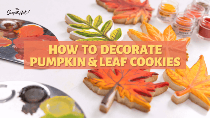 How To Decorate Pumpkin And Leaf Cookies