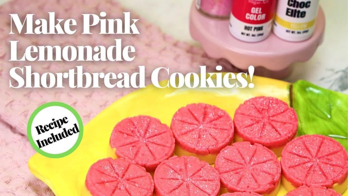 Color Cookie Dough Hot Pink With Gel Colors