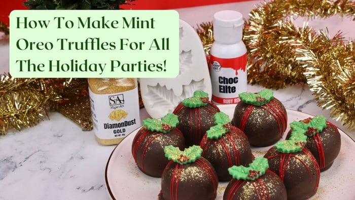 Delicious Holiday Dessert: Mint Oreo Truffles