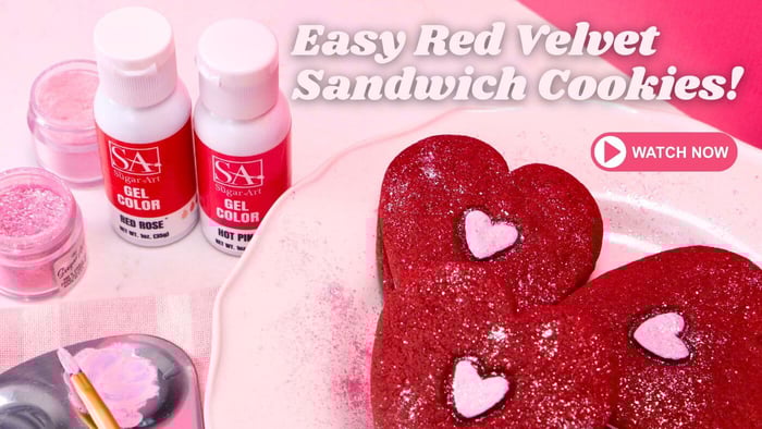 Crafting Homemade Red Velvet Cookies with Cream Cheese Icing