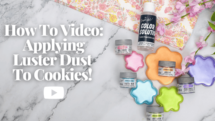 How To Apply Luster Dust To Cookies