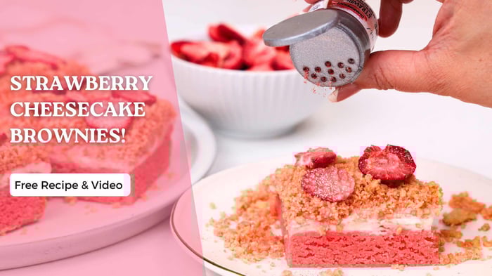 Strawberry Cheesecake Brownies