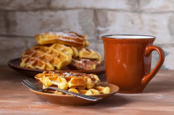 PUMPKIN SPICE COFFEE WAFFLES