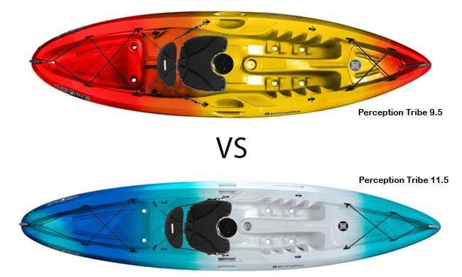 Perception Tribe 9.5 vs Tribe 11.5 Sit-On-Top Kayak Review