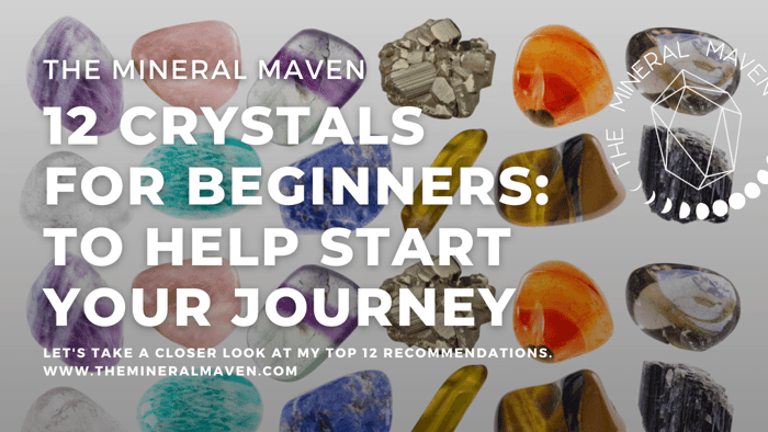 A graphic listing the title of the article and showing repeating photos of the 12 gemstones mentioned.