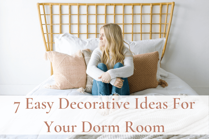 Decorative Ideas for a Dorm Room