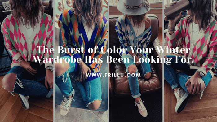 🎀 The Pattern Cardigan: The Burst Of Color Your Winter Wardrobe Has Been Looking For! 🎀