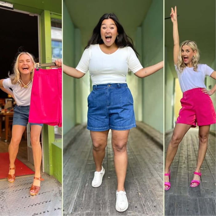 Frida shorts i nye stoffer
