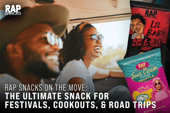rap snacks food for festivals, cookout, and roadtrips