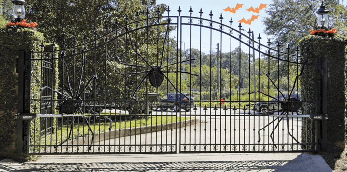 Transforming Your Gated Entryway: Halloween Entrance Decor Ideas With Ghost Controls