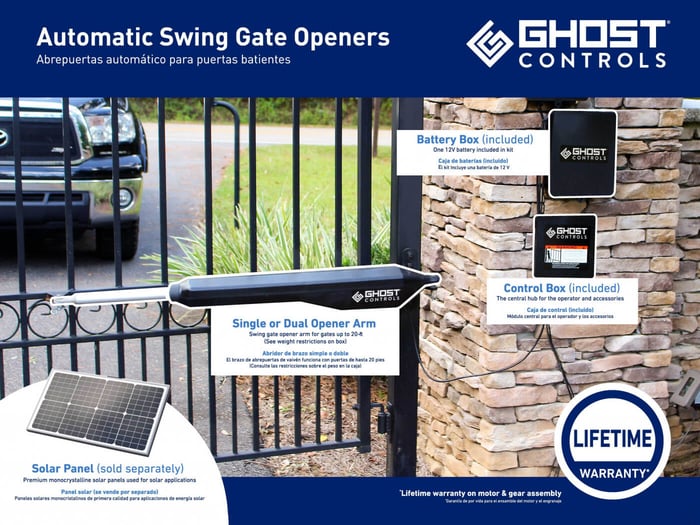 How Does A Ghost Controls® Automatic Gate Opener Work?