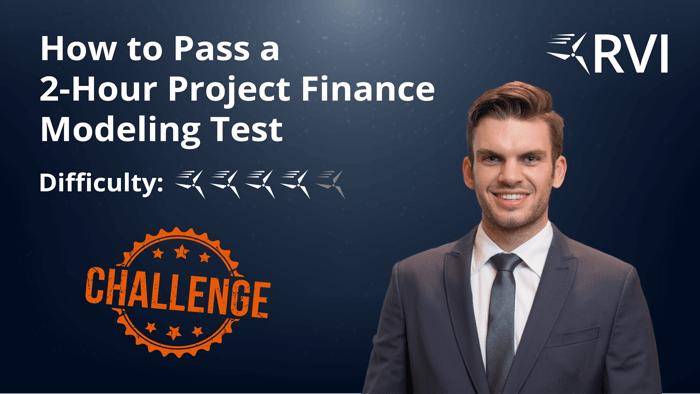 Free Project Finance Modeling Test + Full Video Walkthrough