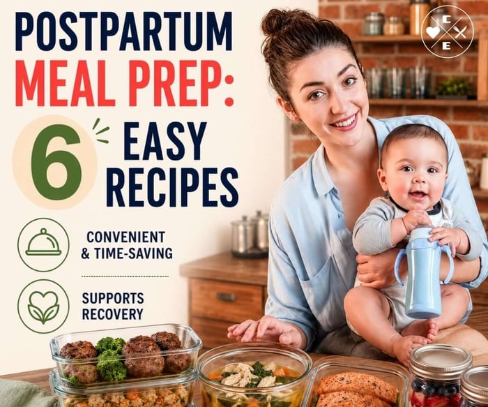 Postpartum Meal Prep: 6 Easy Freezer Recipes