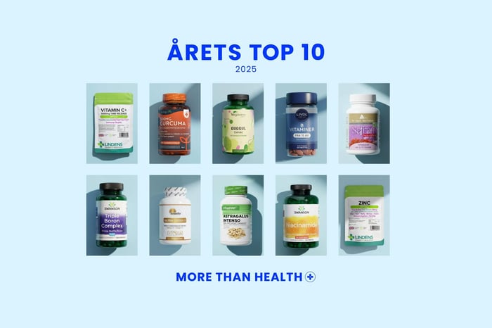 De 10 mest populære kosttilskud i 2025