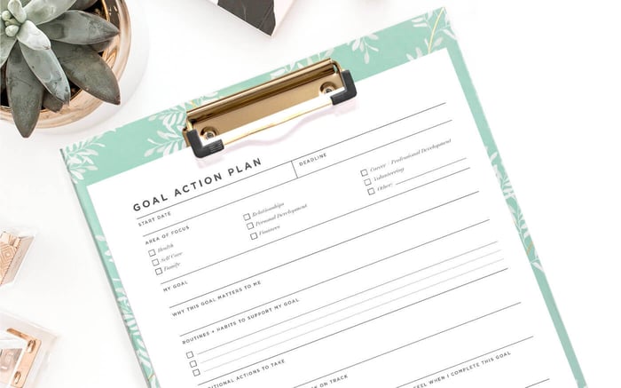 Action plan for your goals