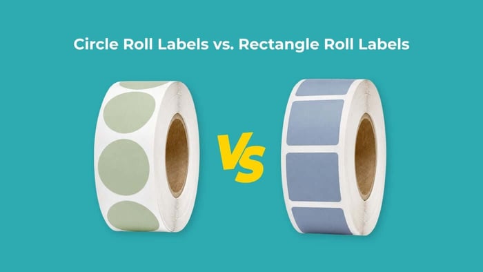Circle Roll Labels Vs Rectangle Roll Labels