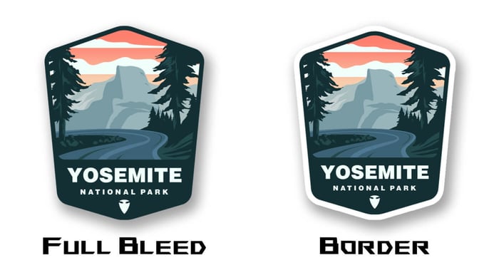 What is Full Bleed Printing? Stickers and Beyond