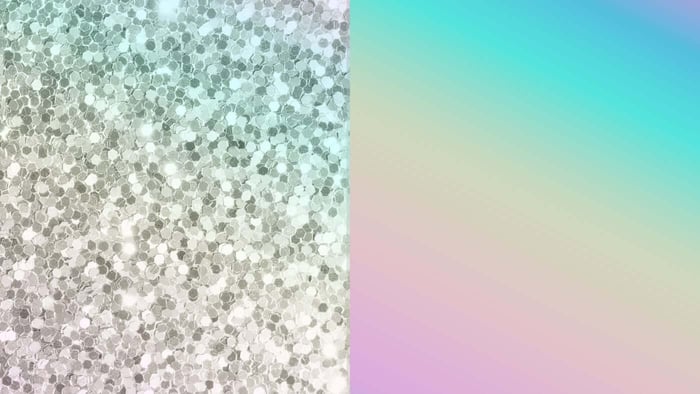 Glitter Stickers vs Holographic Stickers