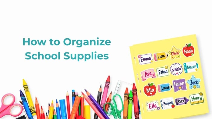 How to Organize Student Supplies