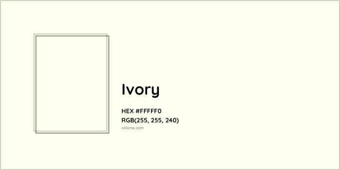 Ivory Color: Everything to Know About It