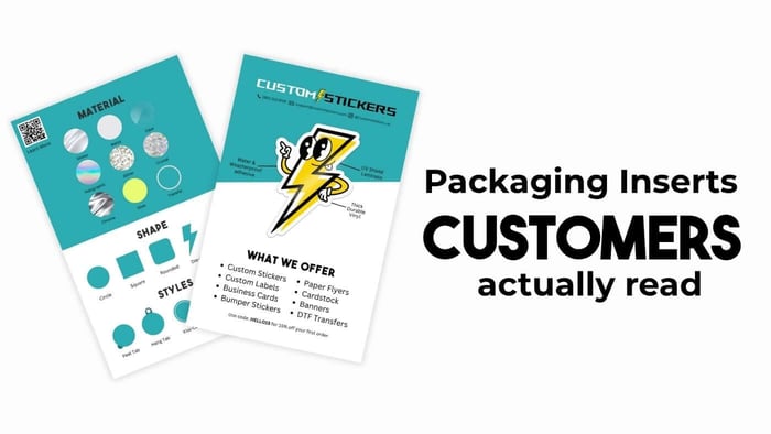 Packaging Inserts Customers Actually Read