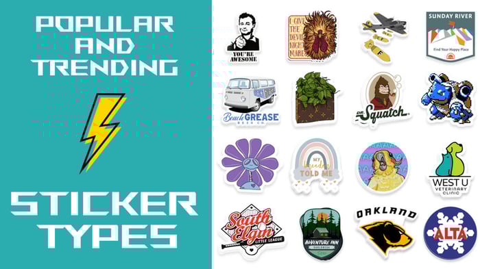 Types of Stickers | Top Stickers for Any Use