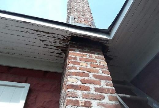 Struggling Veteran Couple Chimney and Gutters Fixed before Storm!