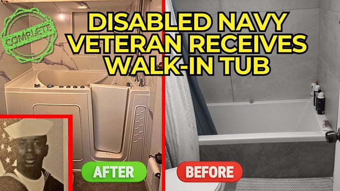 From Daily Pain to Daily Relief: A Walk-In Tub for Disabled Veteran Glenroy Carty in New Jersey