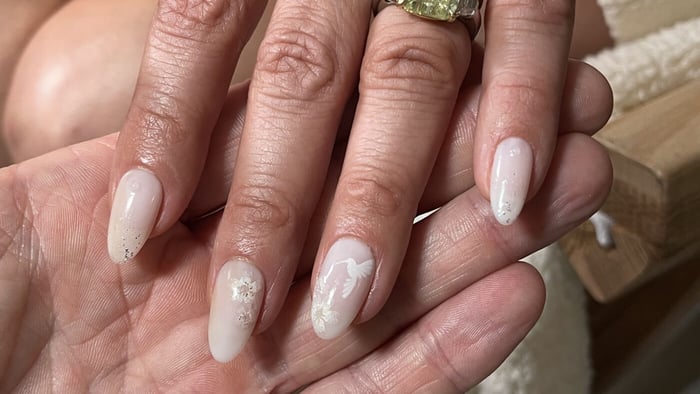 Jennifer Lopez Secret Wedding Nails