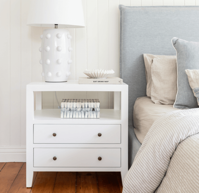 hamptons bedside table