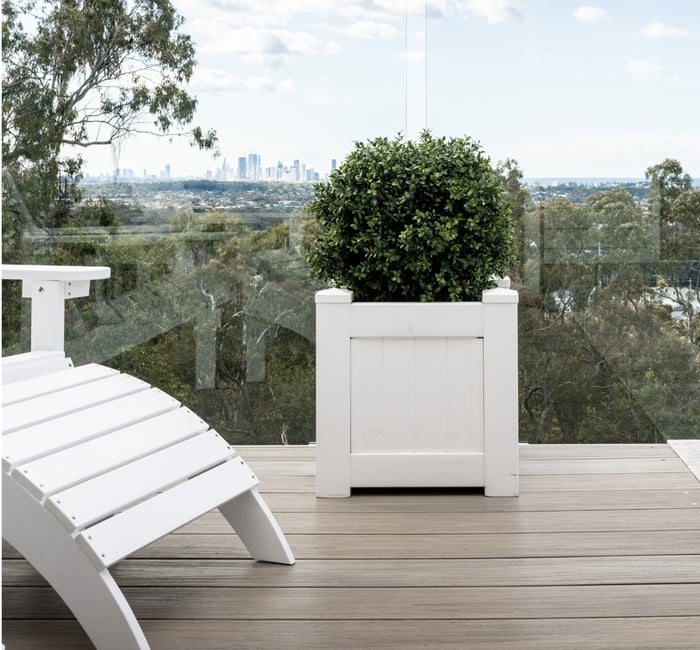 Hamptons PVC Planter Boxes