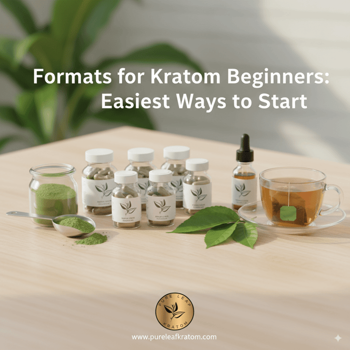 Formats for Kratom Beginners: Easiest Ways to Start
