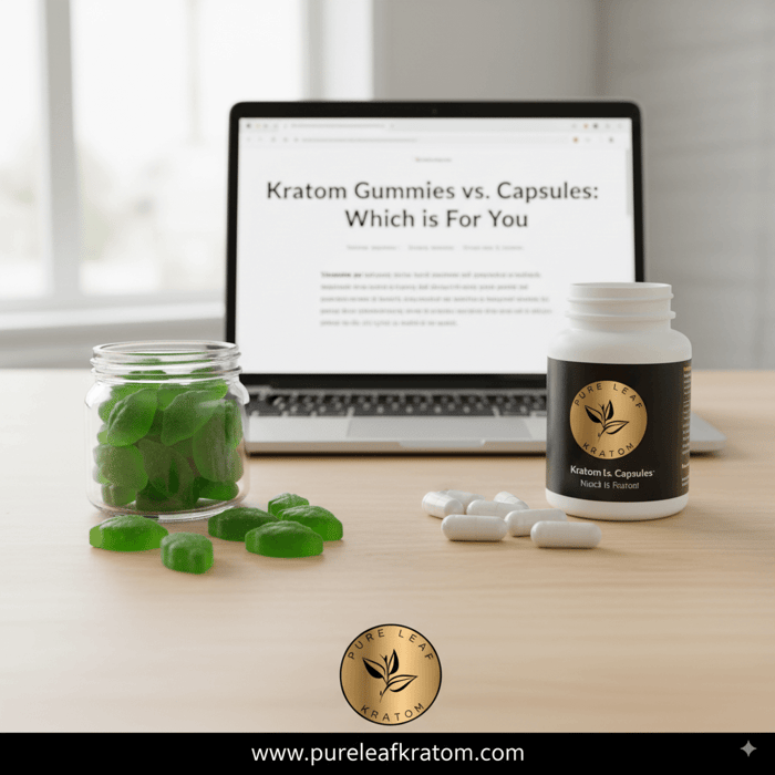 Kratom Gummies vs. Capsules: Which Format Fits Your Lifestyle Best?