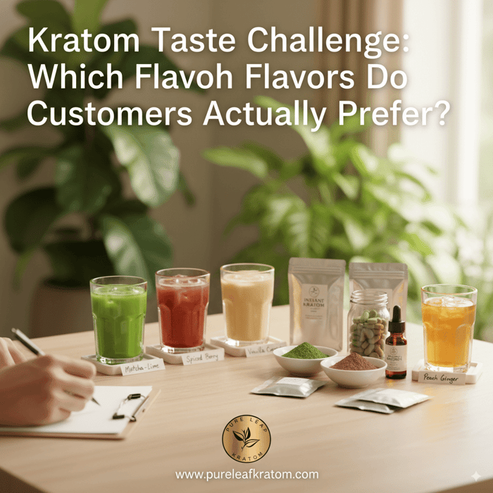 Kratom Taste Challenge: Which Flavors Do Customers Actually Prefer?