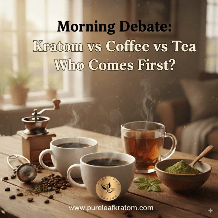 Morning Debate Kratom vs Coffee vs Tea Who Comes First?
