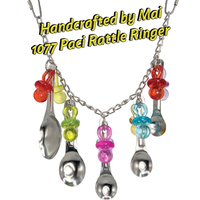 1077 Paci Rattle Ringer - Handcrafted by Mai