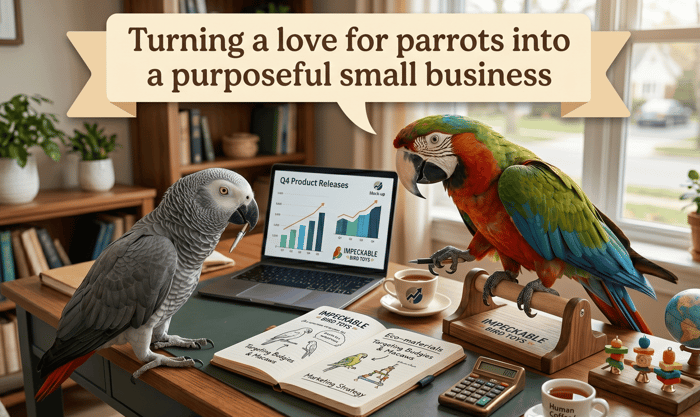 Turning a Love for Parrots Into a Purposeful Small Business
