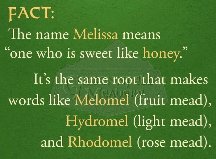 Thursday Fun Fact 5-30: Sweet Melissa