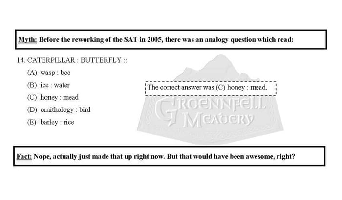 Thursday Fun Fact 8-8: SAT