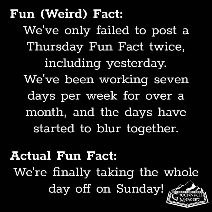 Thursday Fun Fact 10-2: Missed