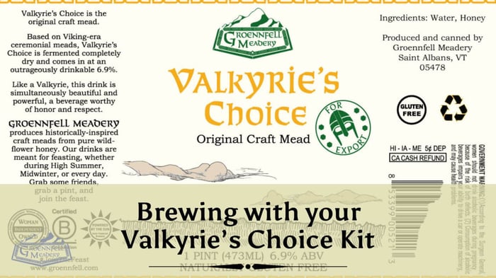 Brewing with Your Valkyrie's Choice Clone Kit