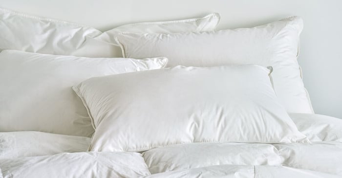 luxury down pillow inserts and comforter