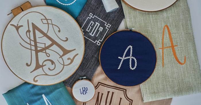 Monogramming A-Z