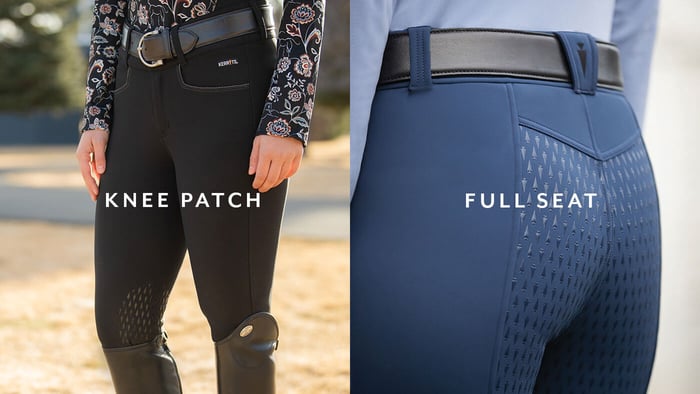The Difference Between Knee Patch and Full Seat Breeches