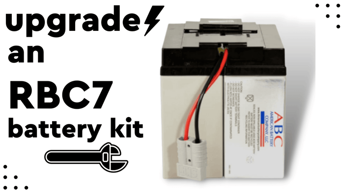 Reserveaccu RBC7 Voor APC UPS – Vervangende Batterij, Originele Kwaliteit, 1 Stuk