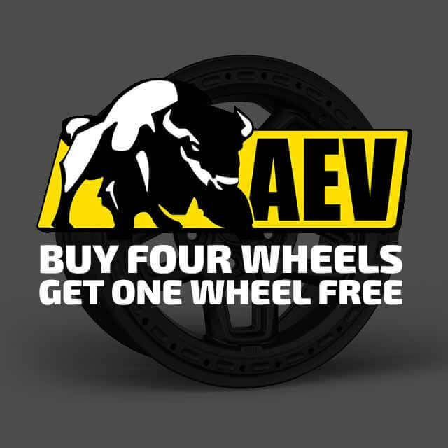 Promotion: Buy 4 AEV Wheels, Get 1 Free!