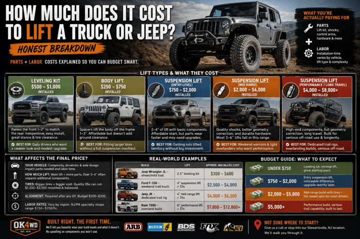 How Much Does It Cost to Lift a Truck? (Honest Breakdown)